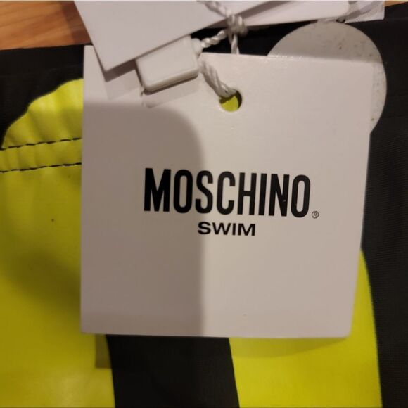 Moschino Men's Neon Yellow Swim Beach Bikini Briefs Bottom size XSMALL - Picture 13 of 16